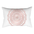 Axyaa Pink Geometric Stripes Pillow Cover for Home Decor and Living Room
