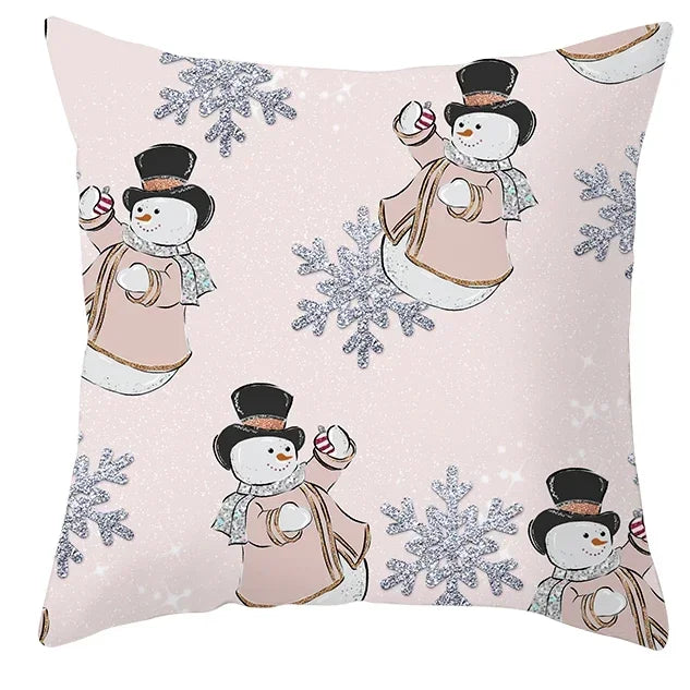 Axyaa Christmas Decorative Pillow Cover 45X45CM
