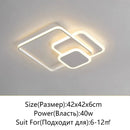 Axyaa LED Ceiling Light White Modern Children's Room Bedroom Chandelier