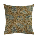 Axyaa Pine Flower Linen Pillow Cover - 45x45cm