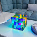 Axyaa LED Cube Table Lamp: Modern Decorative Atmosphere Light for Home