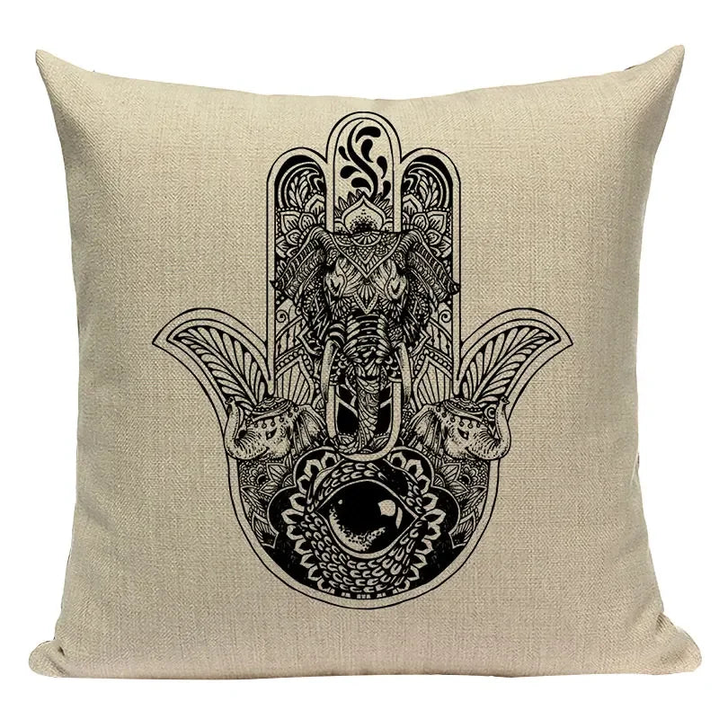 Axyaa Pug Dog Sport Symmetry Cushion Cover Pillow Case
