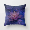 Axyaa Decor Pillowcase: Flower Print Square, Bedroom & Living Room 45x45cm