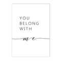 Nordic Love Life Quote Canvas Painting Wall Art for Living Room by Axyaa