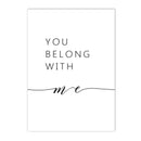 Nordic Love Life Quote Canvas Painting Wall Art for Living Room by Axyaa