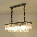 Axyaa Luxury Gold Black Iron Chandelier with Crystal Shades