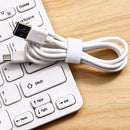 Axyaa Cable Organizer: 5m Reusable Desk Wire Winder & Data Line Protection Storage