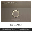 Axyaa Nordic Art LED Pendant Lamp for Modern Restaurant and Bar Counter