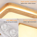 Axyaa Wooden LED Ceiling Light Chandelier Pendant for Modern Home Lighting