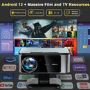 Axyaa 4K UHD Laser Projector 45000 Lumens Android 12 WiFi Home Theater Movie