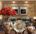 Ceramic Vase Set for Home Decor by Axyaa