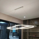 Axyaa Minimalist Aluminum LED Pendant Lamp for Kitchen Dining Island Lighting