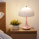 Axya LED Mushroom Table Lamp - 3 Lighting Modes, USB Charging, Dimmable Night Light