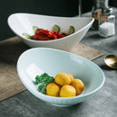 Axyaa Boat Ingot Ceramic Hot Pot Bowl for Restaurant and Hotel Cooking