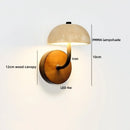 Axyaa Yellow Travertine LED Wall Light - Vintage Industrial Bedroom Lamp