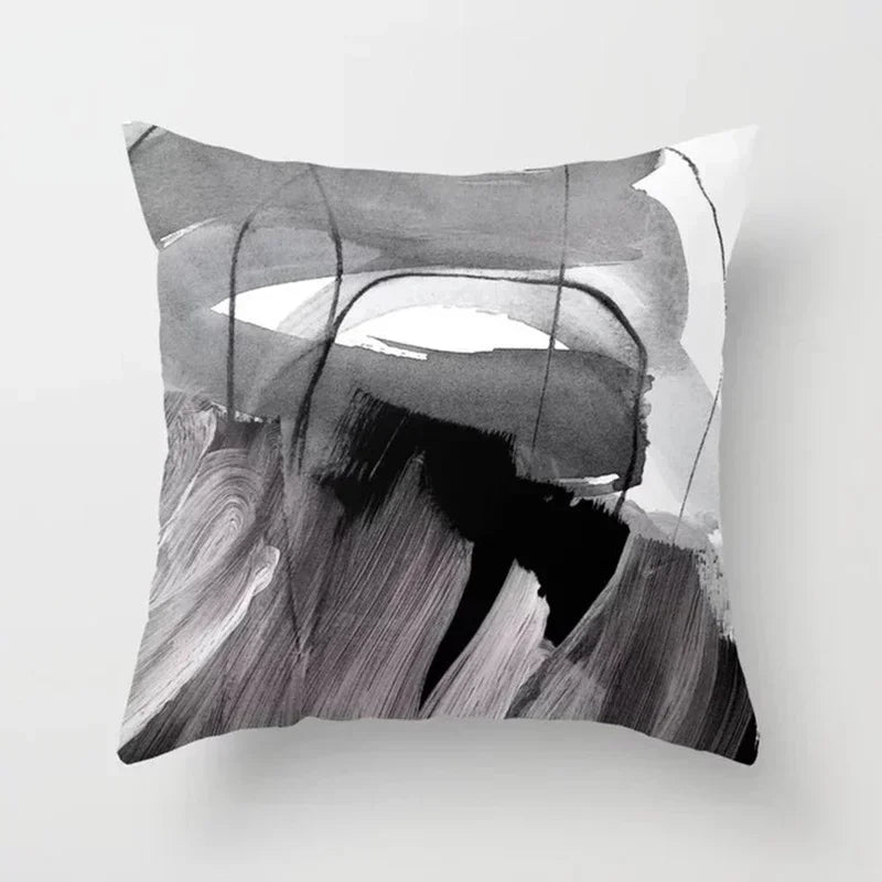 Geometric Abstract Pillow Case 45x45cm Axyaa Home Decor Square Cushion Cover