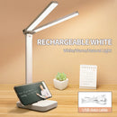 Axyaa LED Desk Lamp: 3-Level Dimmable Touch Sensor, Foldable Design, Eye Protection