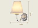 Axyaa Fabric Shade LED Wall Sconce for Home Decor