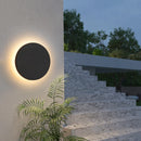 Axyaa Waterproof Round Outdoor Wall Lights for Garden and Porch