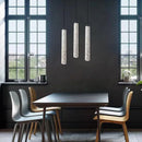 Axya Geomantic Terrazzo Chandelier: Industrial Nordic Pendant Lamp