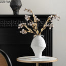 Axyaa Ceramic Vase Artificial Flower Arrangement Room Decor Aesthetic Vase Home Decor