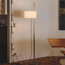 Axyaa Wood Table Lamp Liftable Minimalist Adjustable Floor Light for Living Room