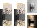 Axyaa Outdoor Dusk to Dawn Wall Sconce - LED Waterproof Porch Light Fixture
