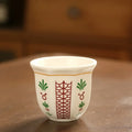 Axyaa Art Flower Espresso Cups - Set of 2