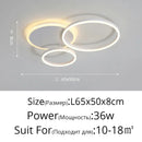 Axyaa Nordic LED Ceiling Chandelier for Living Room Bedroom Restaurant Lighting