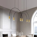 Axyaa Kitchen Island LED Chandelier Pendant Light Hanging Lamp Insulated Arc
