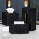 Axya Nordic Weave Pattern Tissue Box Tray - Household Storage & Decor