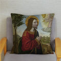 Axyaa Jesus Christ Soft Plush Cushion Cover 45*45 Throw Pillow Case Home Decor