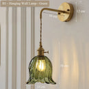 Axyaa Modern Glass Wall Lamp Sconce for Bedroom, Living Room, Corridor & Aisle