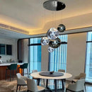 Axyaa Elegant Ceiling Light Fixture for Living Room & Staircase Chandelier
