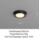 Axyaa LED Ceiling Light: White Black Room Lamp Home Decor Lighting