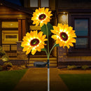 Axyaa Solar Flower Lights: Decorative Outdoor Garden Decor, Waterproof Pathway Lighting