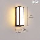 Axyaa LED Motion Sensor Outdoor Wall Light Waterproof IP65 Porch Garden Lamp
