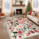 Axyaa Bohemian Style Vintage Living Room Carpet - Large Non-slip Area Rug