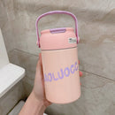 Axyaa 750ml Stainless Steel Thermos Flask with Tea Filter & Straw - Gift Item