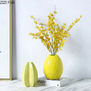 Ceramic Fruit Vases by Axyaa - Floral Decor Hydroponic Flower Arrangement Display