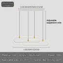 Axyaa Modern Dining Table & Bar Lamp: Minimalist Chandelier with Spotlights