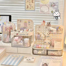Axyaa Desktop Pen Holder with Drawers - Student Desk Organizer for Girls