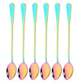 Axyaa Stainless Steel Long Handle Coffee Spoon Set