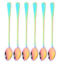 Axyaa Stainless Steel Long Handle Coffee Spoon Set