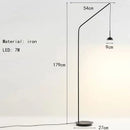 Axyaa Nordic Iron Sofa Side LED Floor Lamp for Home Dining Room Decor