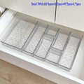Axyaa Clear Drawer Organizers Set for Makeup and Kitchen Storage