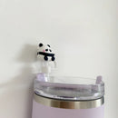 Axyaa Silicone Panda Straw Cover for Stanley Cup Tumblers