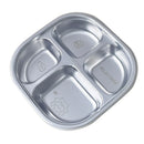 Axyaa Stainless Steel Divided Lunch Box 3/4 Compartment Food Container