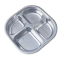 Axyaa Stainless Steel Divided Lunch Box 3/4 Compartment Container