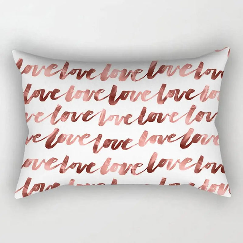 Axyaa Geometric Striped Rectangular Pillowcase for Home Decor